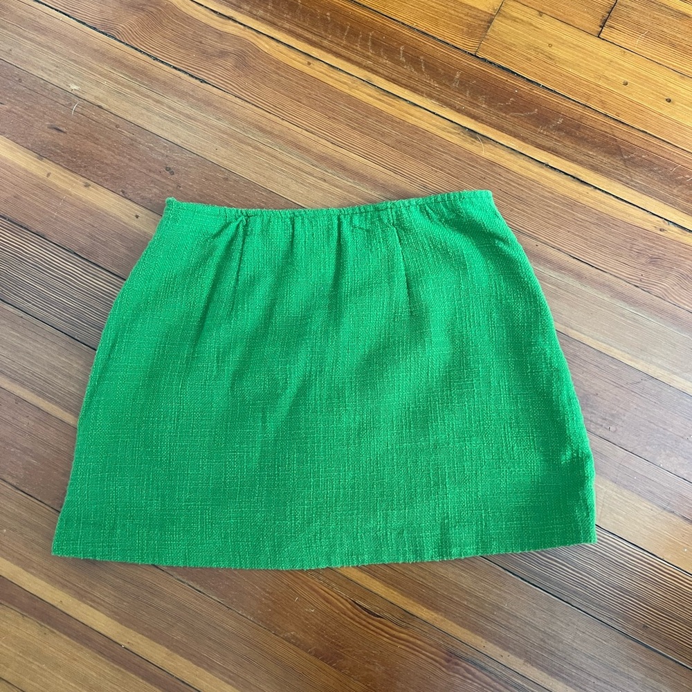 Abercrombie & Fitch Vibrant Green Mini Skirt